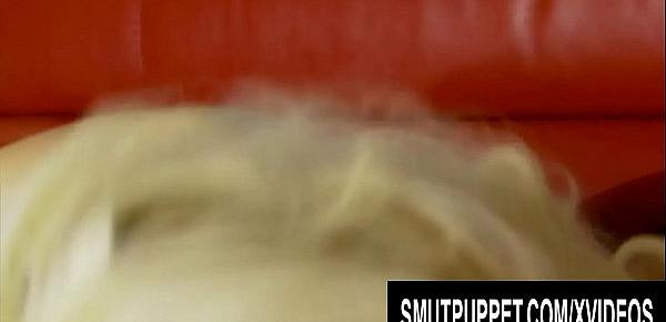  Smut Puppet - Blonde Cuties Gorging Themselves on Hard Cock Compilation 14